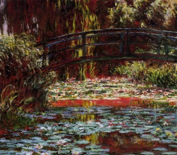 睡蓮の池にかかる橋 クロード・モネ Oil Paintings